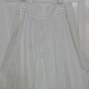 White Madison Studio Skirt